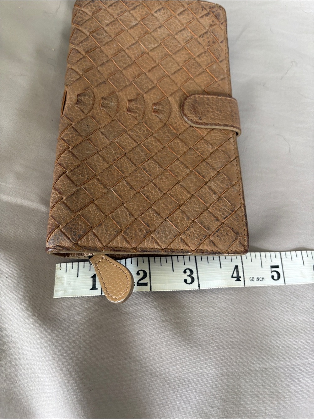 Limited Edition Pattern Bottega Veneta Intrecciato Tan Leather Long Wallet - Picture 14 of 14